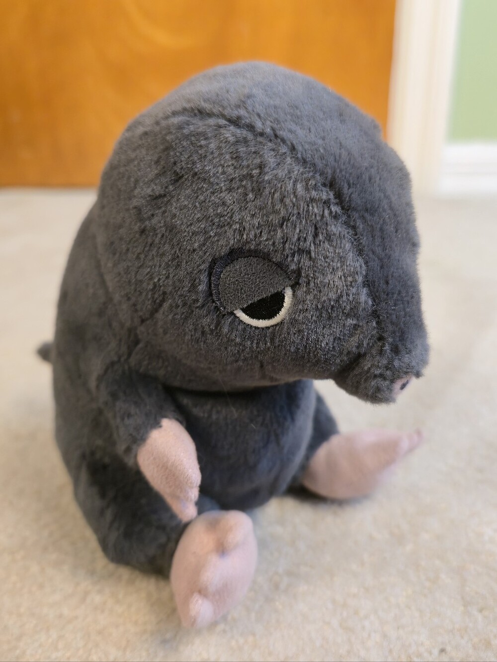 Jellycat London CUDDLEBUD MORGAN MOLE RETIRED Soft Plush Toy Without Tags 7"